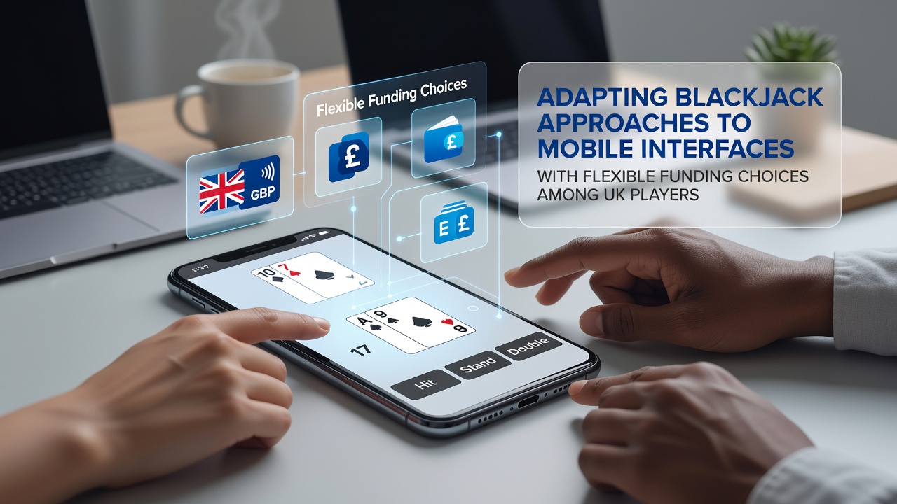 Smartphone displaying a blackjack game interface with touch controls and payment options visible on screen