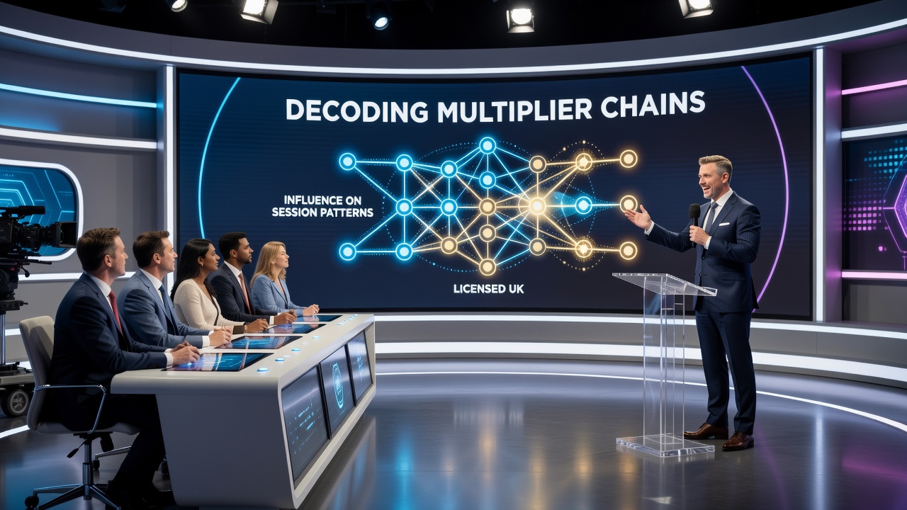 Graph showing session pattern changes linked to multiplier chains at UK licensed live casino platforms