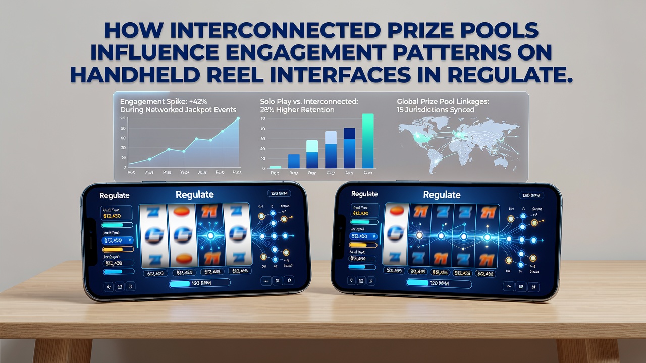 Close-up of a regulated mobile casino app showing linked jackpot progress and player engagement metrics