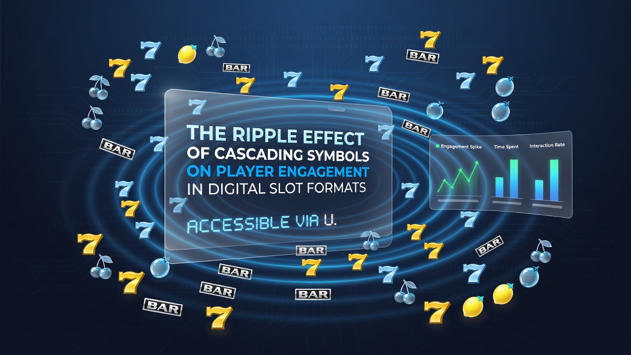 Mobile screen displaying ongoing cascade sequence in a UK-accessible slot game